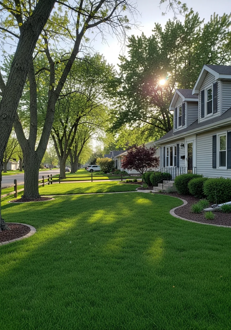 Fremont home exterior with traditional Midwestern architecture and well-maintained grounds.